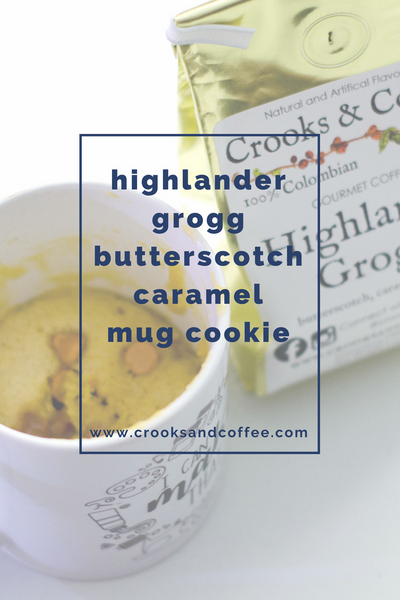 Highlander Grogg Butterscotch Caramel Mug Cookie