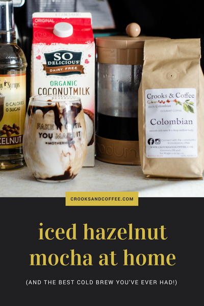 The Perfect Cold Brew and Iced Hazelnut Mocha Recipe