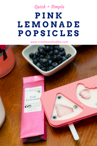 3 Ingredient Pink Lemonade Yogurt Popsicles