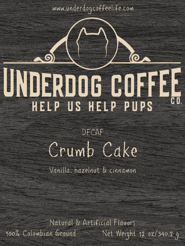 DECAF Crumb Cake