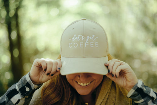 :et's Get Coffee Trucker Cap