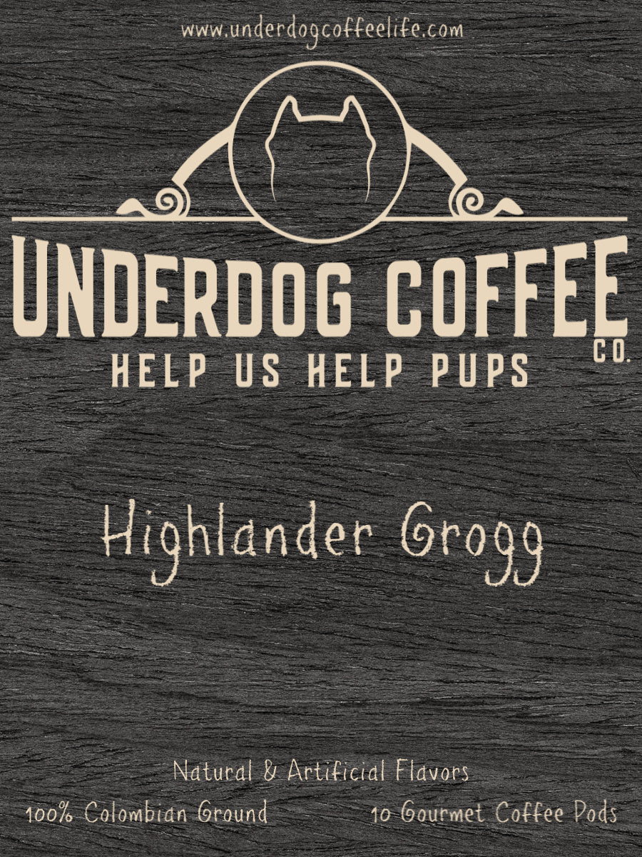 Highlander Grogg K CUPS Underdog Coffee Co